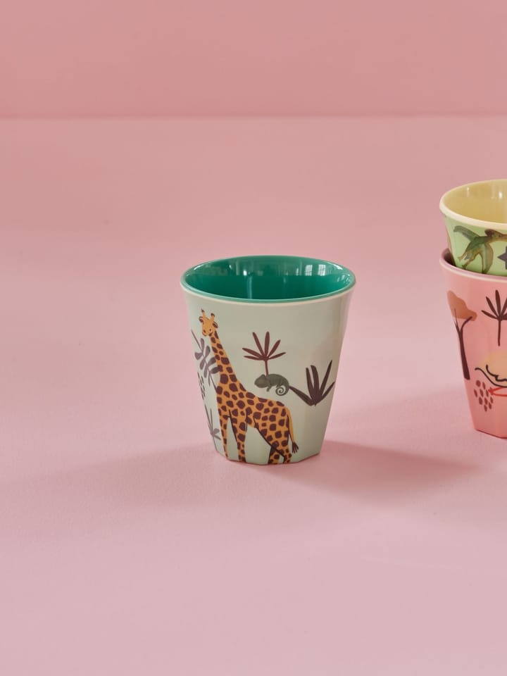 Rice kinderbeker melamine, Blue Jungle Animal RICE