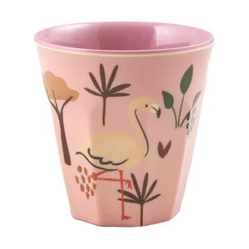 Rice kinderbeker melamine - Pink Jungle Animal - RICE
