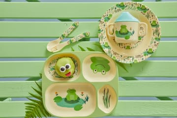 Rice kinderkom melamine Ø20 cm - Frog - RICE