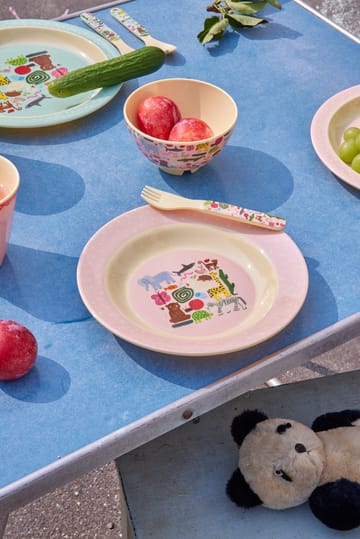 Rice kinderkom melamine Ø20 cm - Pink - RICE