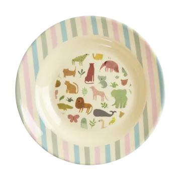 Rice kinderkom melamine Ø20 cm - Sweet Jungle Print - RICE