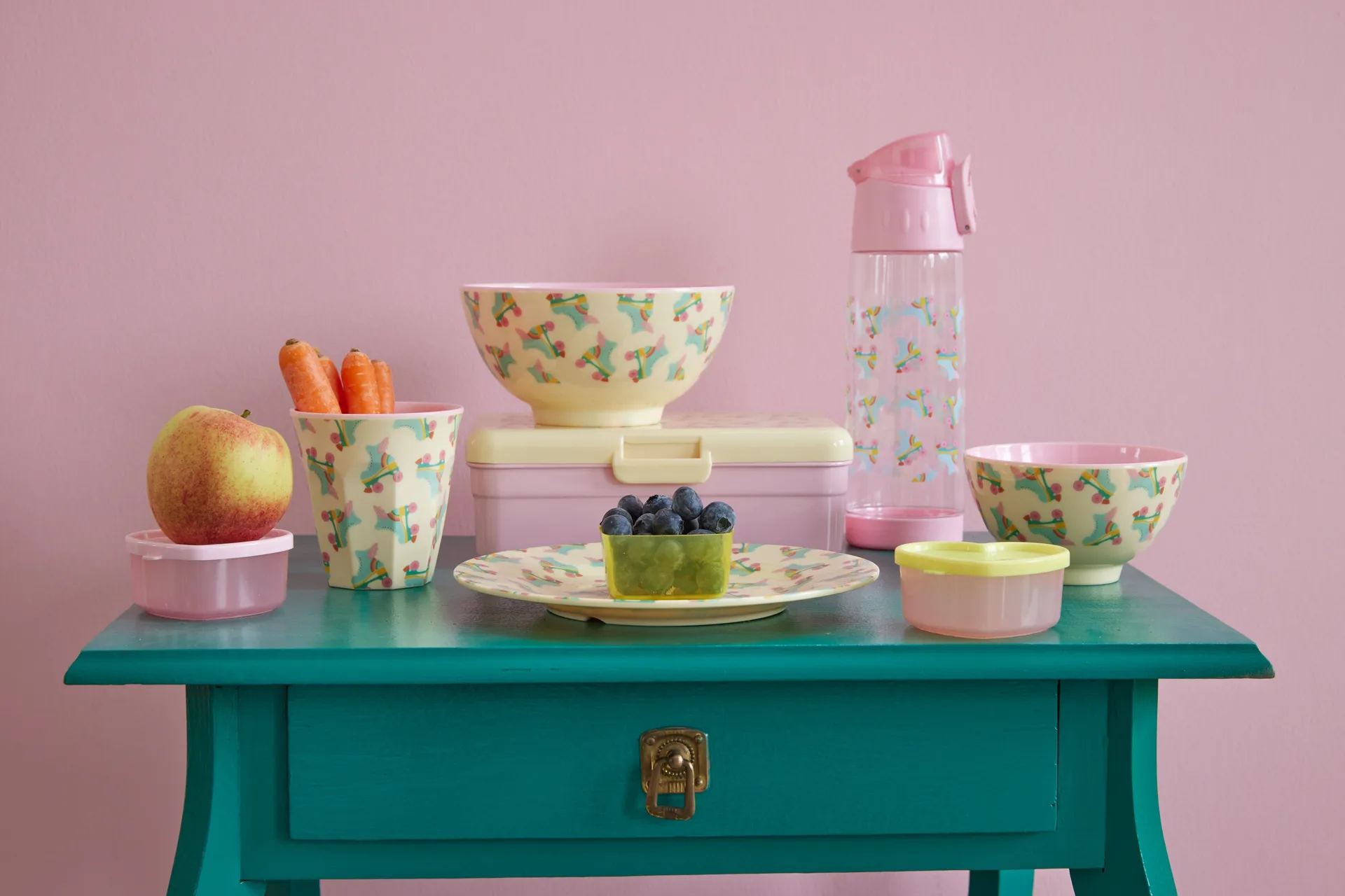 Rice kinderkom melamine small Ø15 cm, Roller skate RICE