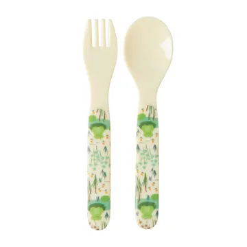 Rice kinderservies 4-delig - Frog - RICE