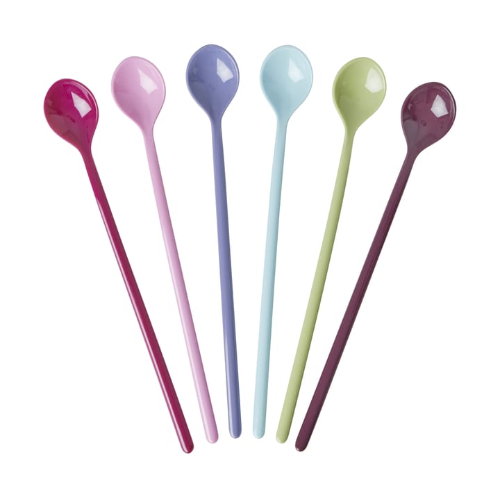 Rice lepel lang melamine 6-pack, Multi RICE