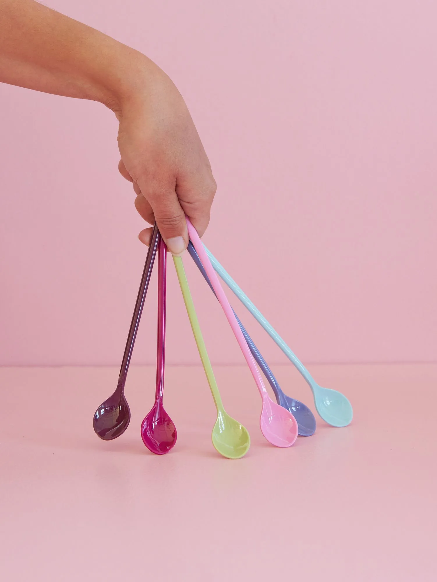 Rice lepel lang melamine 6-pack, Multi RICE