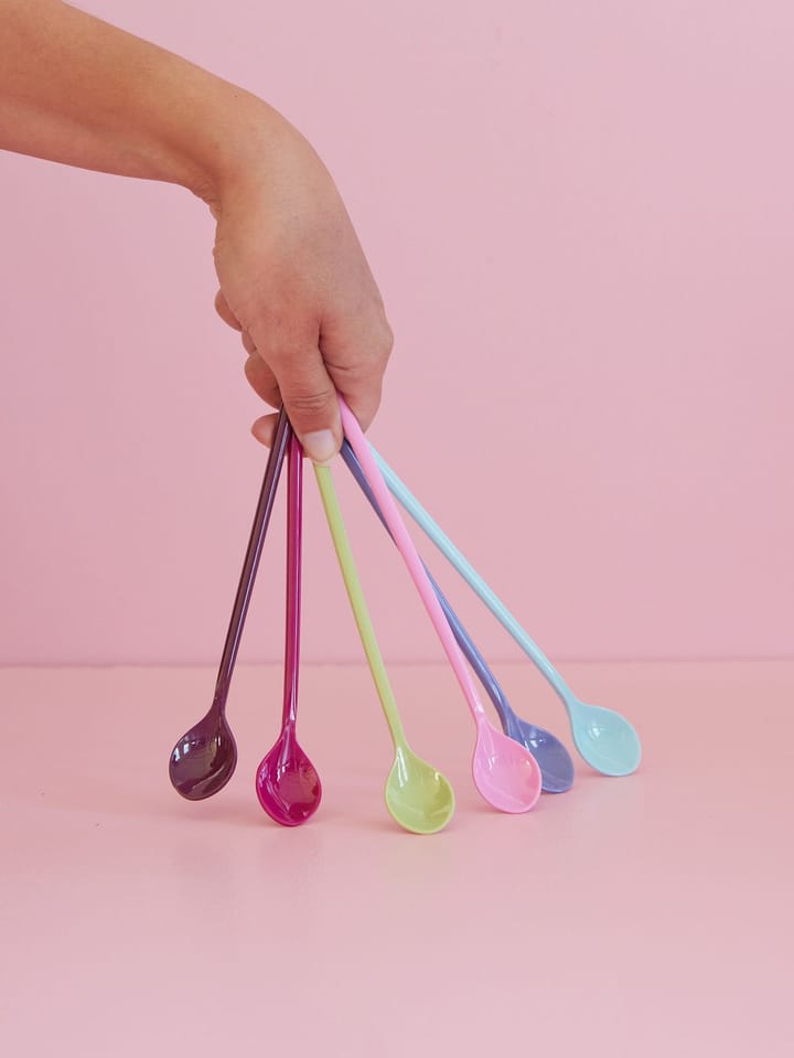 Rice lepel lang melamine 6-pack, Multi RICE