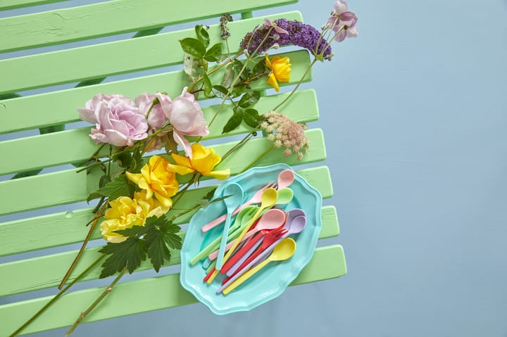 Rice lepel lang melamine 6-pack, Yippie yippie yeah RICE