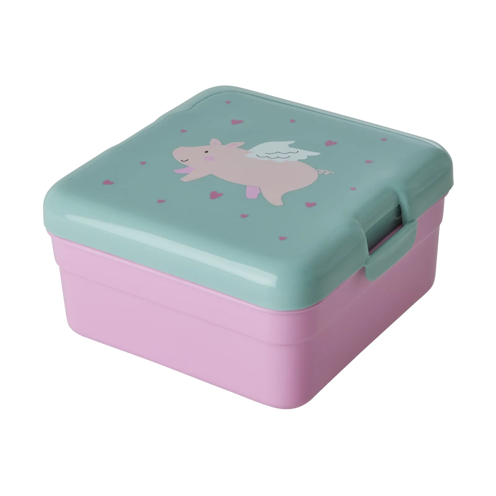 Rice lunchbox 13,5x14 cm, Flying pig RICE