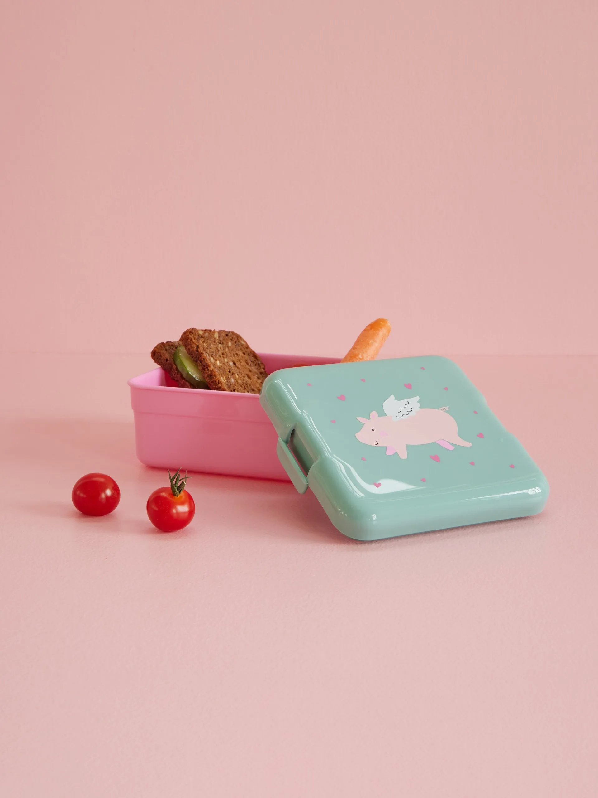 Rice lunchbox 13,5x14 cm, Flying pig RICE