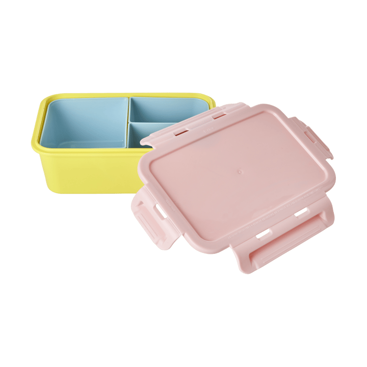 Rice lunchtrommel met 3 vakken - Soft yellow - RICE