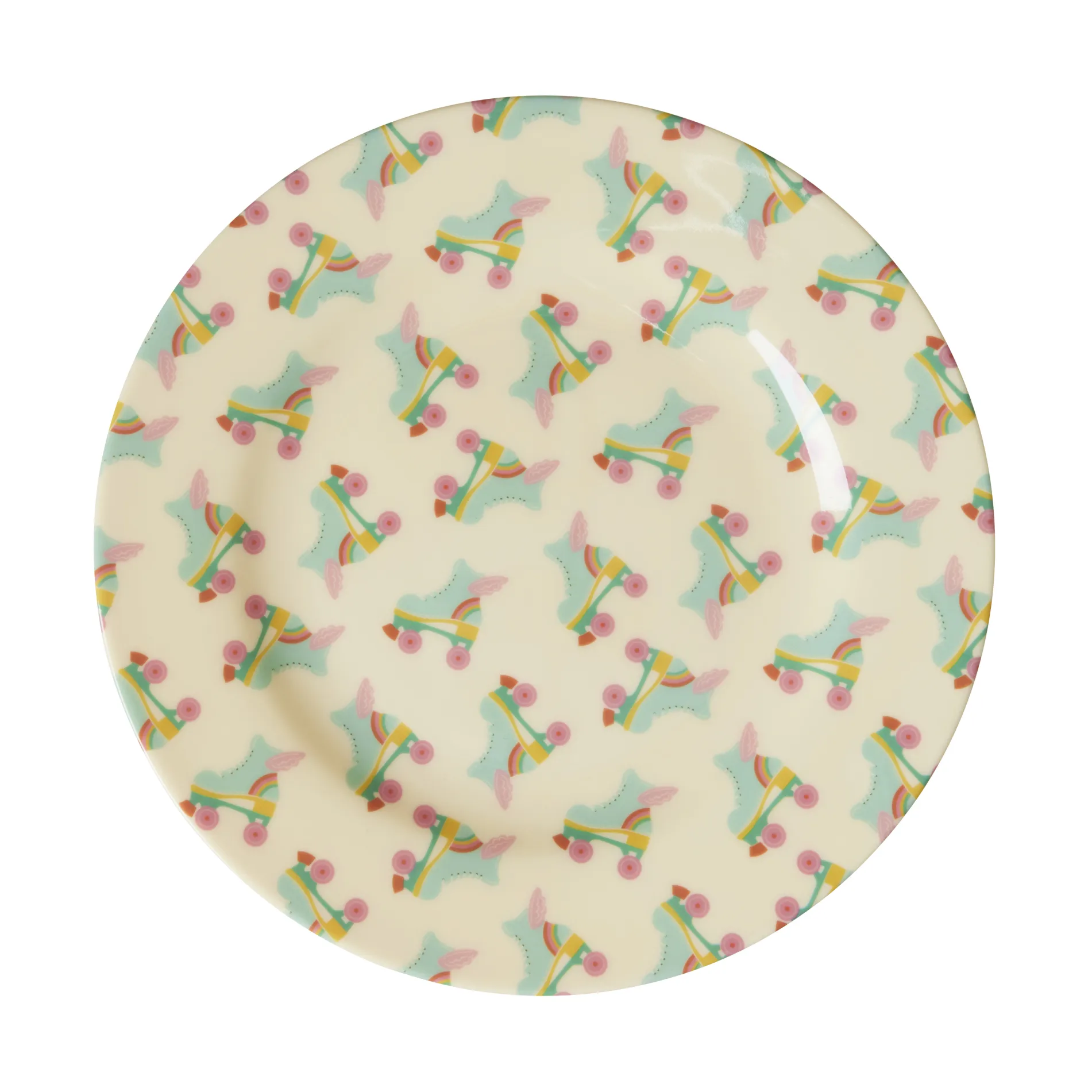 Rice melamine bijgerechtbord Ø20 cm, Roller skate RICE