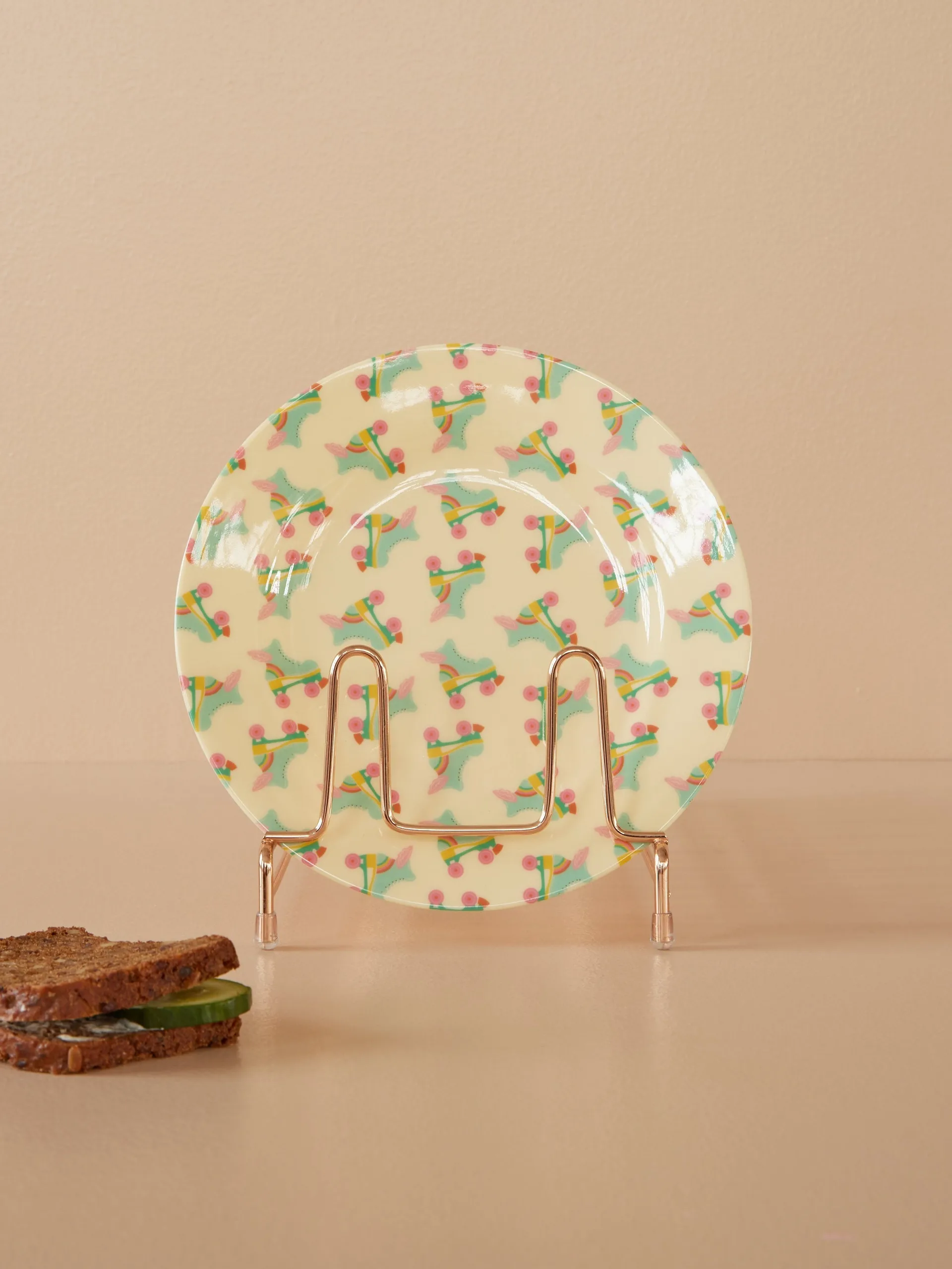 Rice melamine bijgerechtbord Ø20 cm, Roller skate RICE