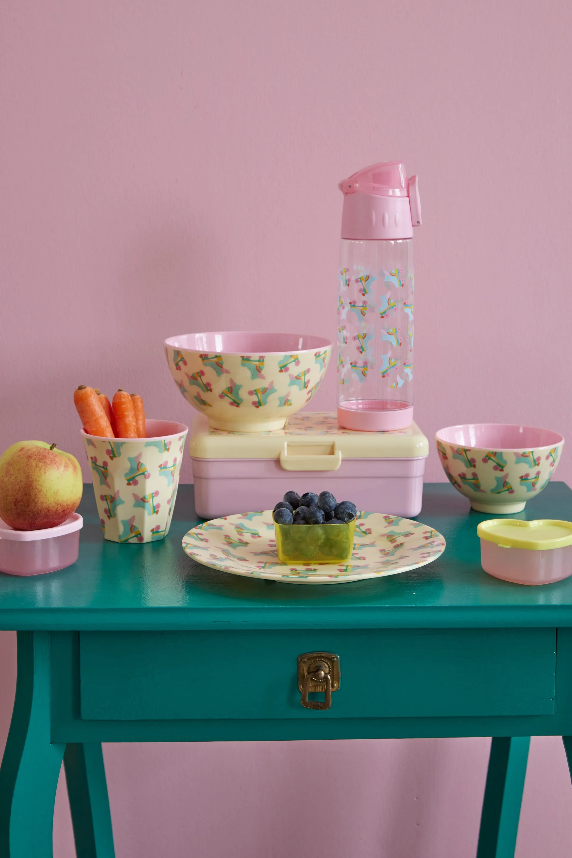 Rice melamine bijgerechtbord Ø20 cm, Roller skate RICE