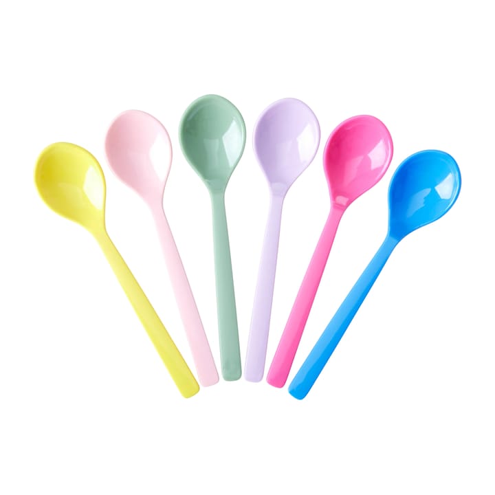 Rice melamine lepel 6-pack - Multicolor - RICE
