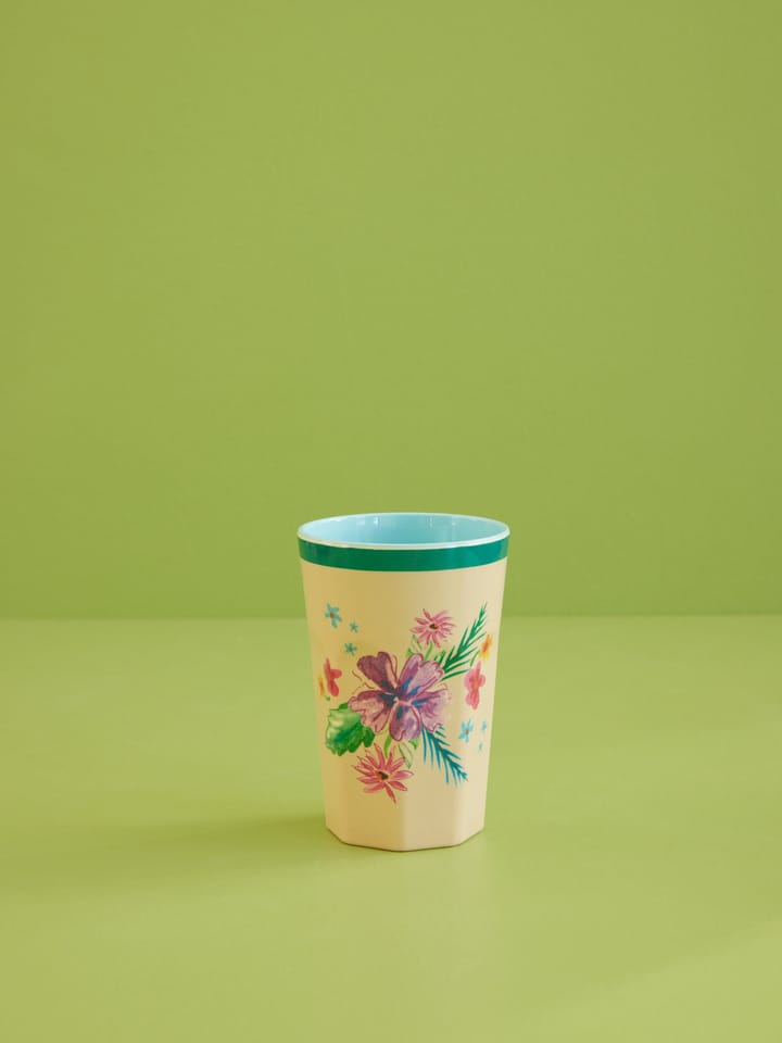 Rice melaminebeker hoog, Arda bloom RICE