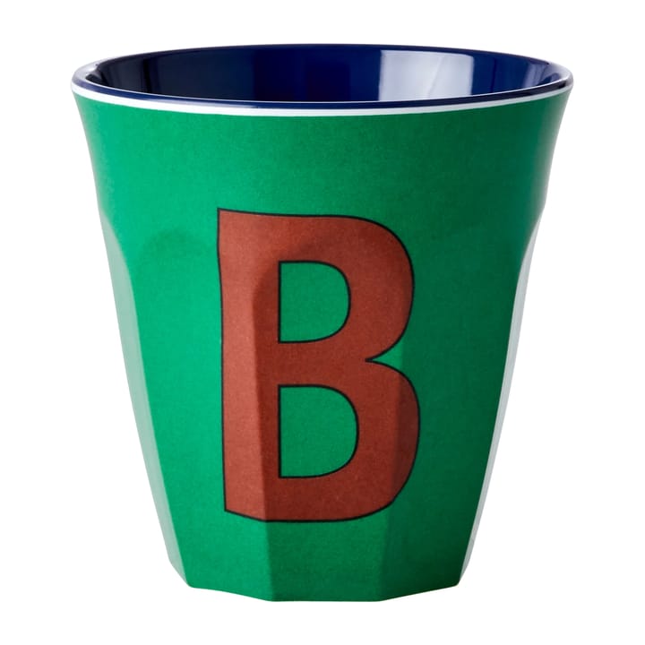 Rice melaminebeker medium letter B 30 cl - Forest green - RICE