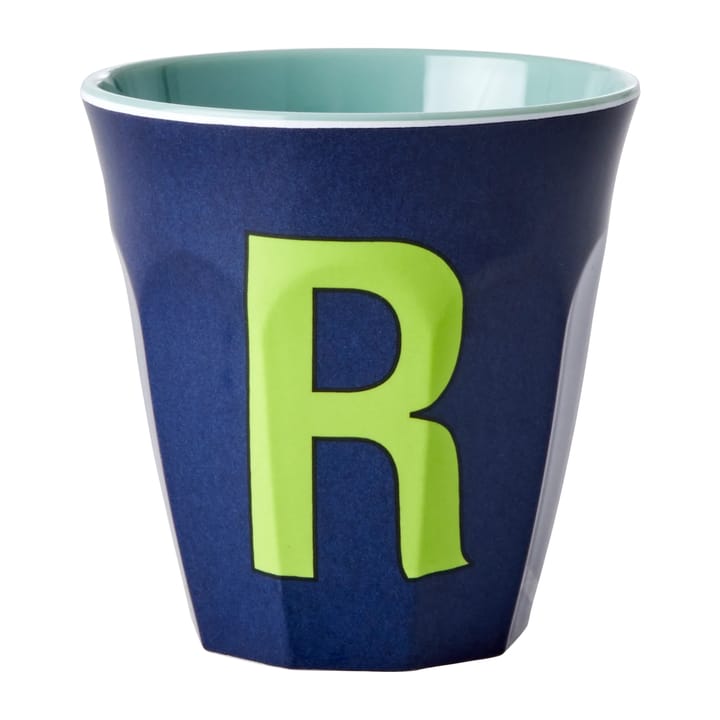 Rice melaminebeker medium letter R 30 cl - Dark blue - RICE