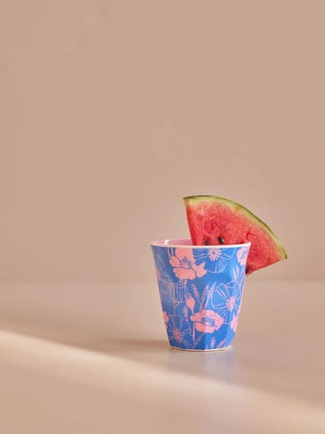 Rice melaminebeker medium - Poppies love - RICE