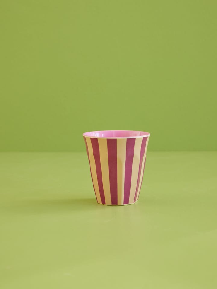 Rice melaminebeker medium, Stripes RICE