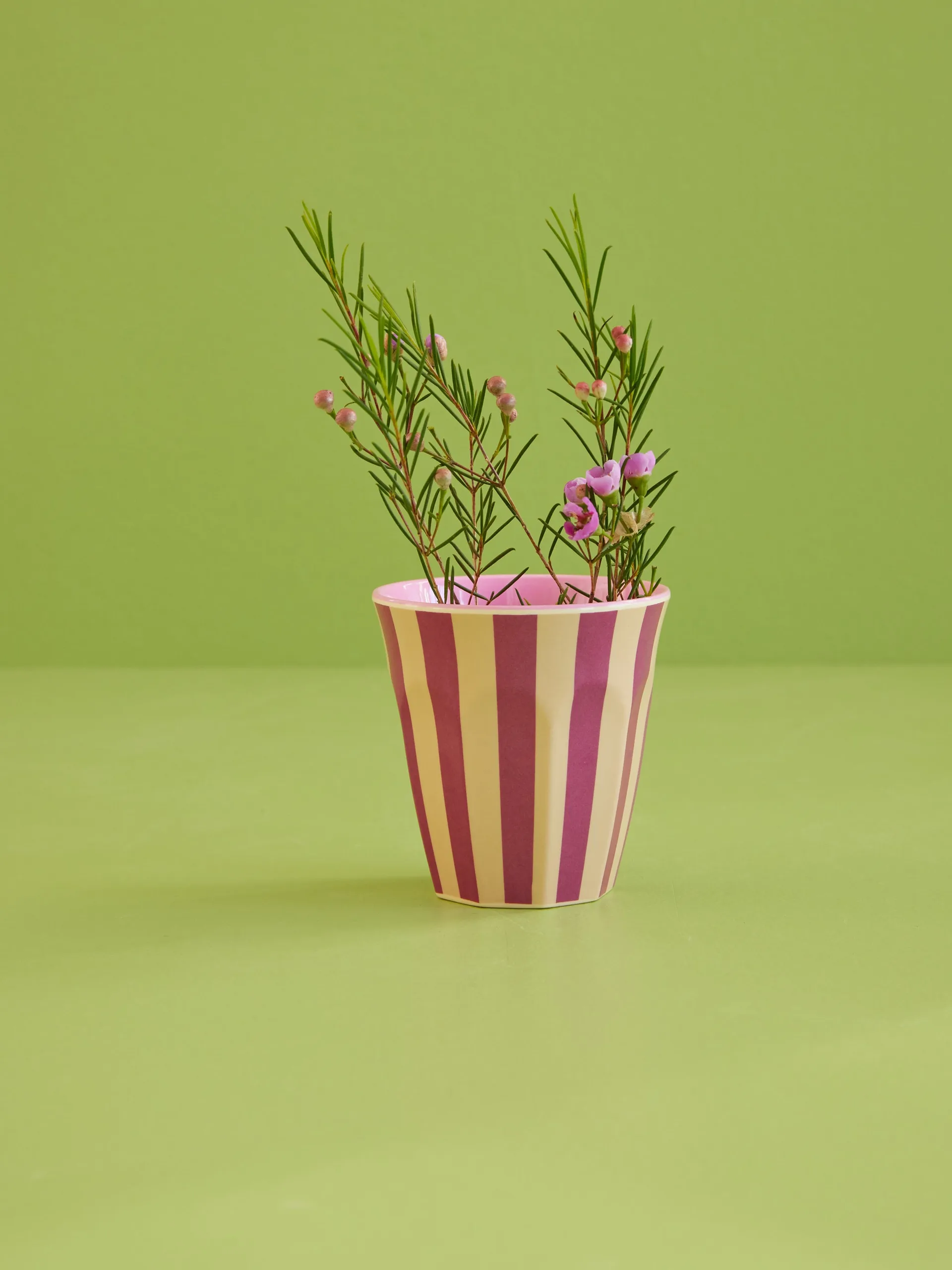 Rice melaminebeker medium, Stripes RICE