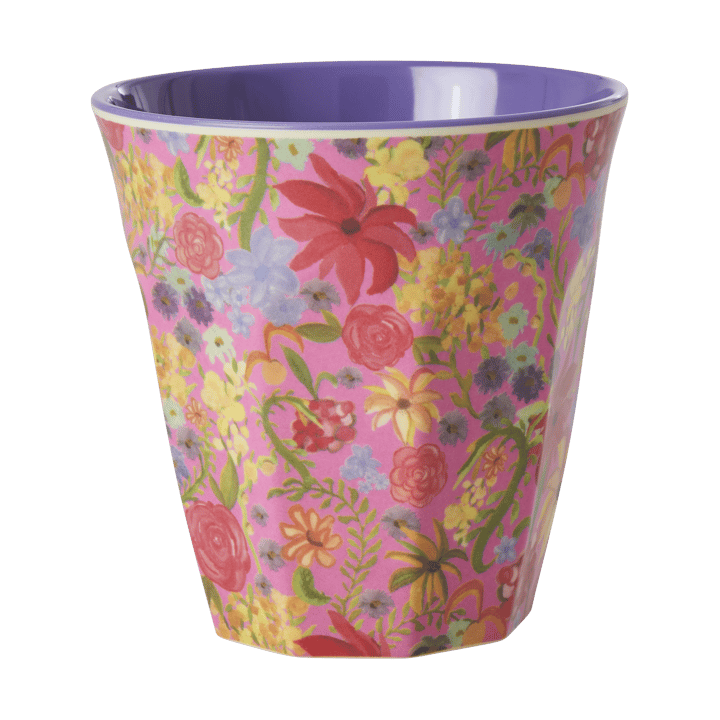 Rice melaminebeker medium, Swedish Flower RICE