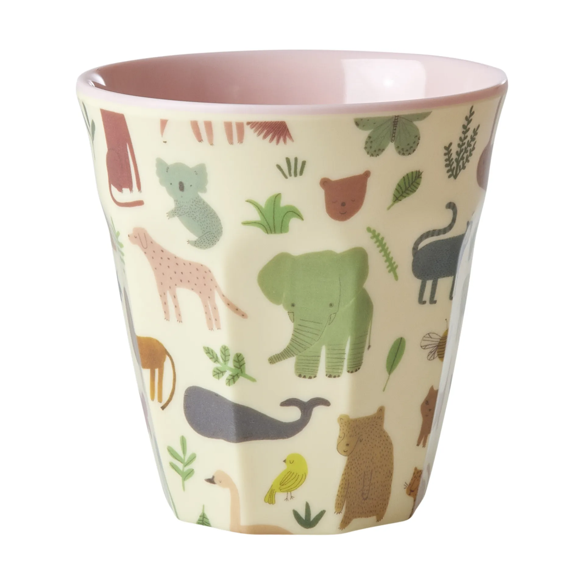 Rice melaminebeker medium, Sweet Jungle Print-Soft Pink RICE