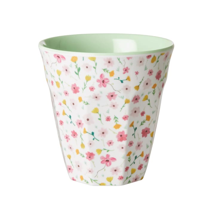 Rice melaminebeker medium, White easter flower RICE