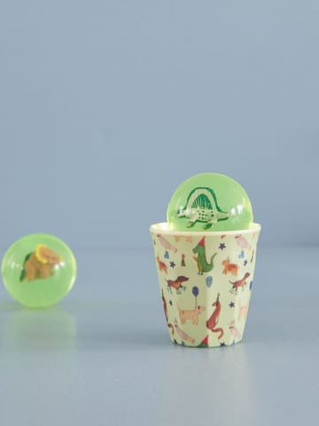 Rice melaminebeker small 20 cl - Animal print-green - RICE