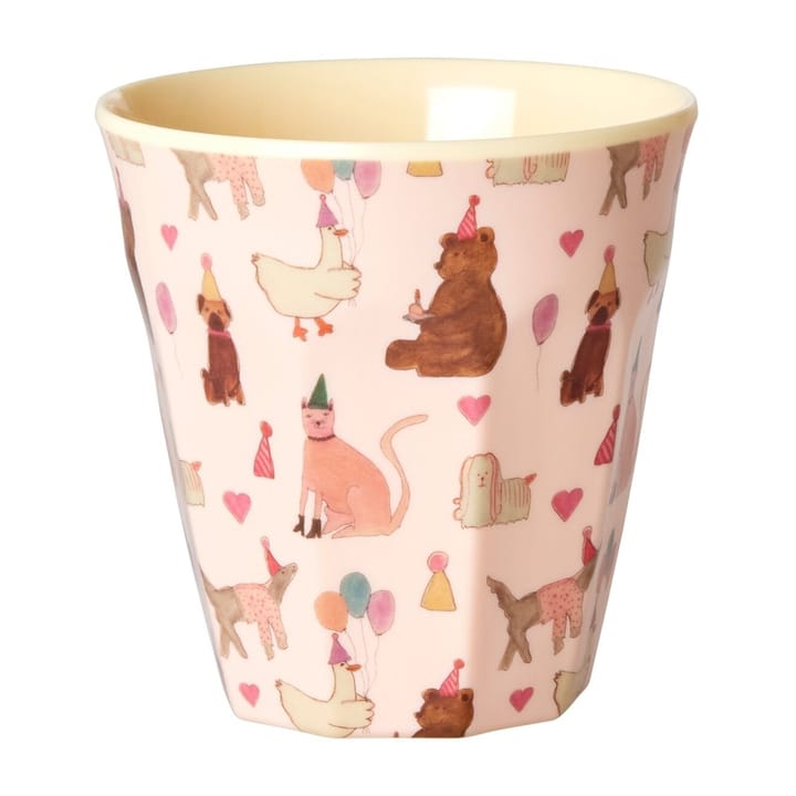 Rice melaminebeker small 20 cl, Animal print-lavender RICE