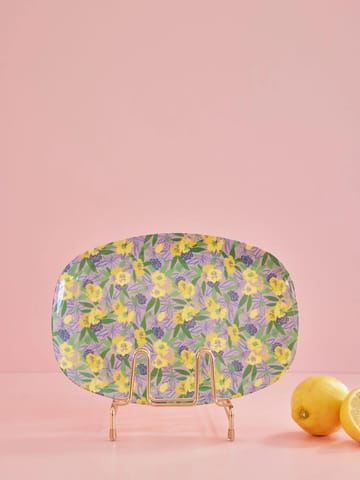 Rice melaminebord 22x30 cm - Fancy pansy - RICE
