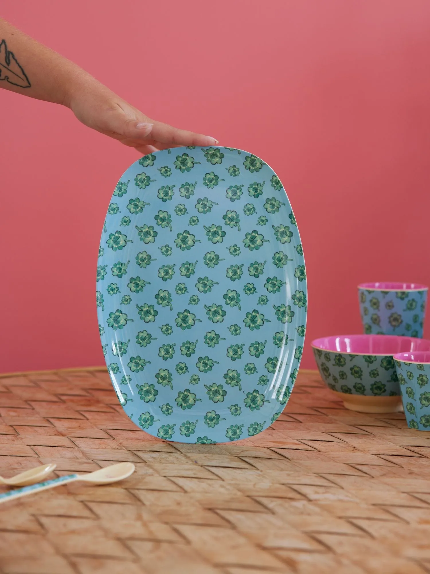 Rice melaminebord 22x30 cm, Good Luck RICE