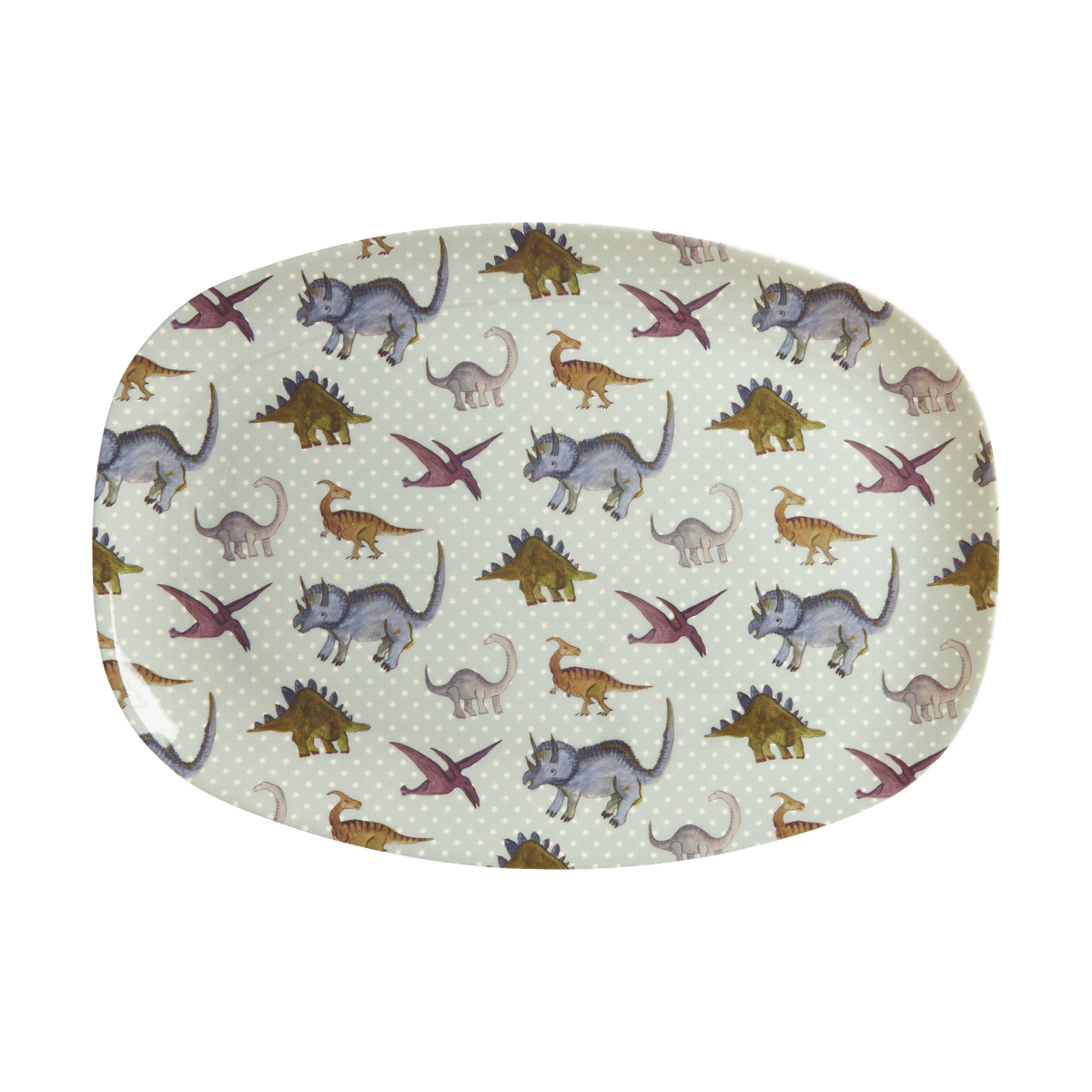 Rice melaminebord 22x30 cm New Dino | Scandinavisch Interieur | Dinerborden | Multi