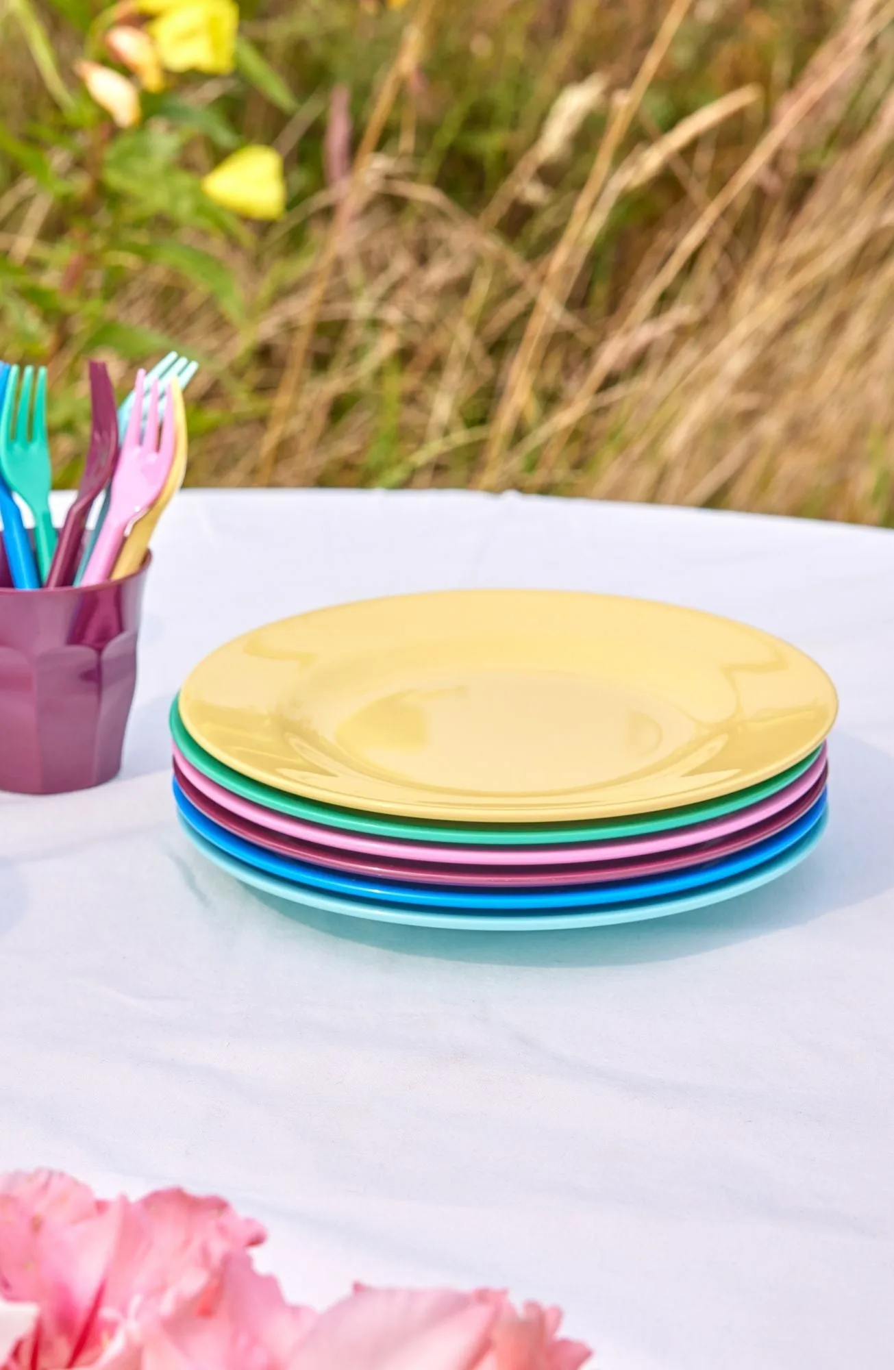 Rice melaminebord Ø26 cm 6-pack, Show youre true colors RICE