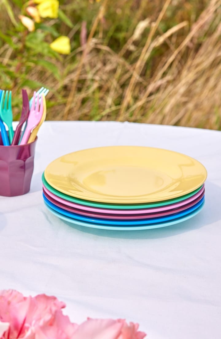 Rice melaminebord Ø26 cm 6-pack, Show youre true colors RICE