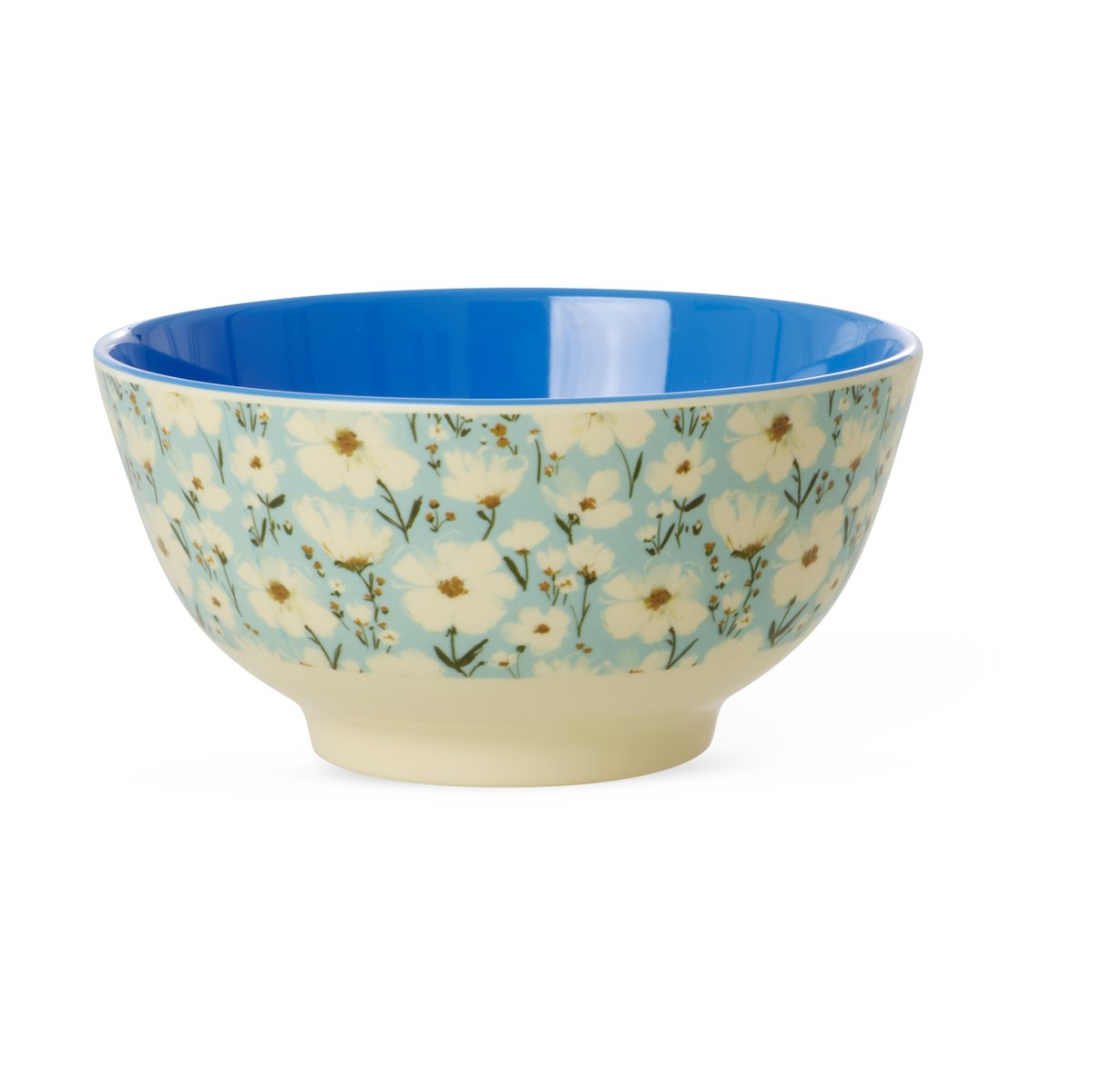 Rice melaminekom medium Summer bloom | Scandinavisch Interieur | Serveerschalen | Blauw