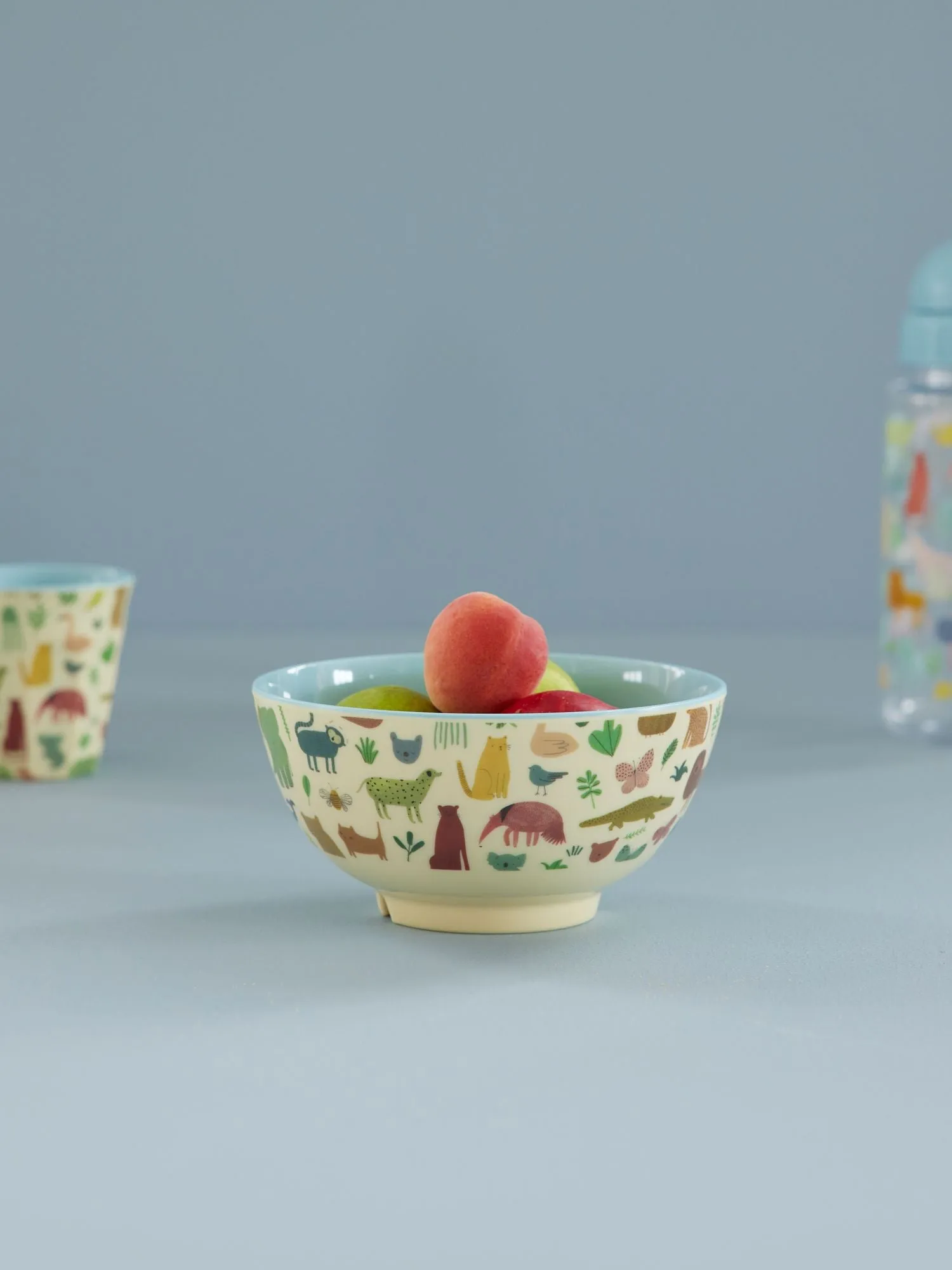 Rice melaminekom medium, Sweet Jungle Print-Soft blue RICE