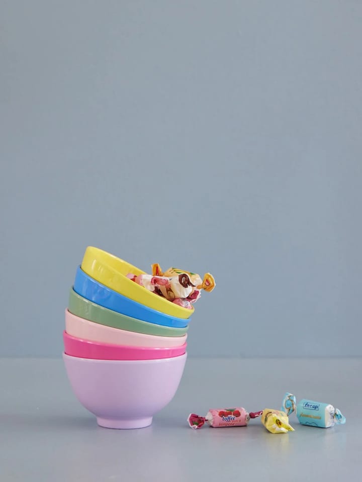 Rice melaminekom small Ø11 cm 6-delig - Multicolor - RICE