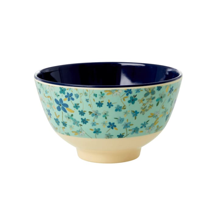 Rice melaminekom small - Blue floral - RICE