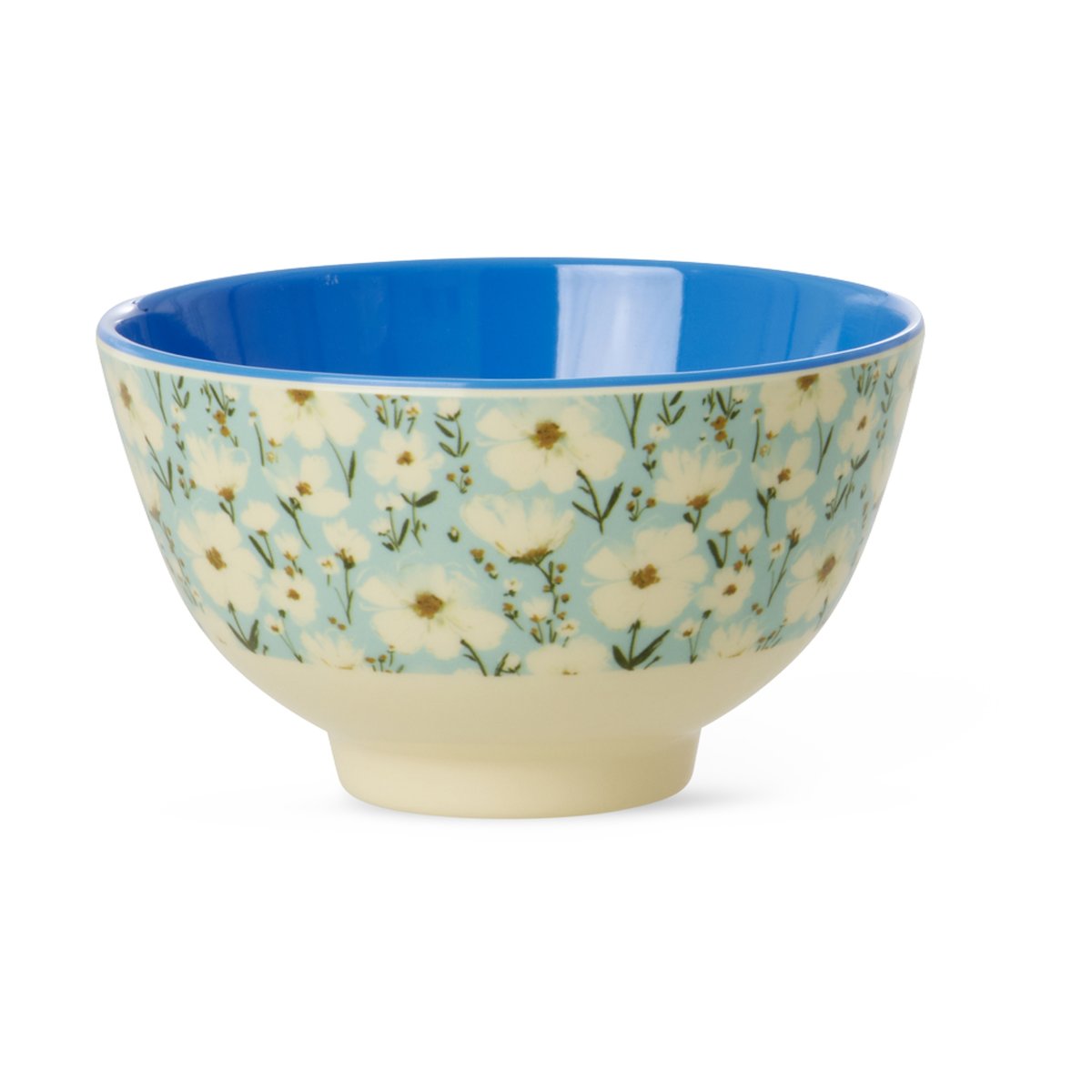 Rice melaminekom small Summer bloom | Scandinavisch Interieur | Ontbijtkommen | Blauw