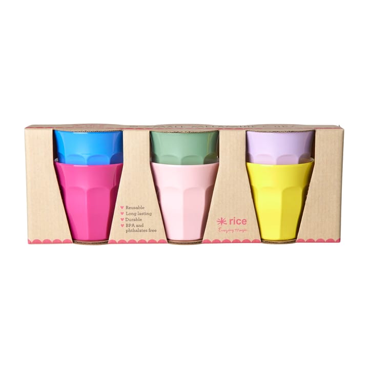 Rice melaminekop small 6-pack - Multicolor - RICE