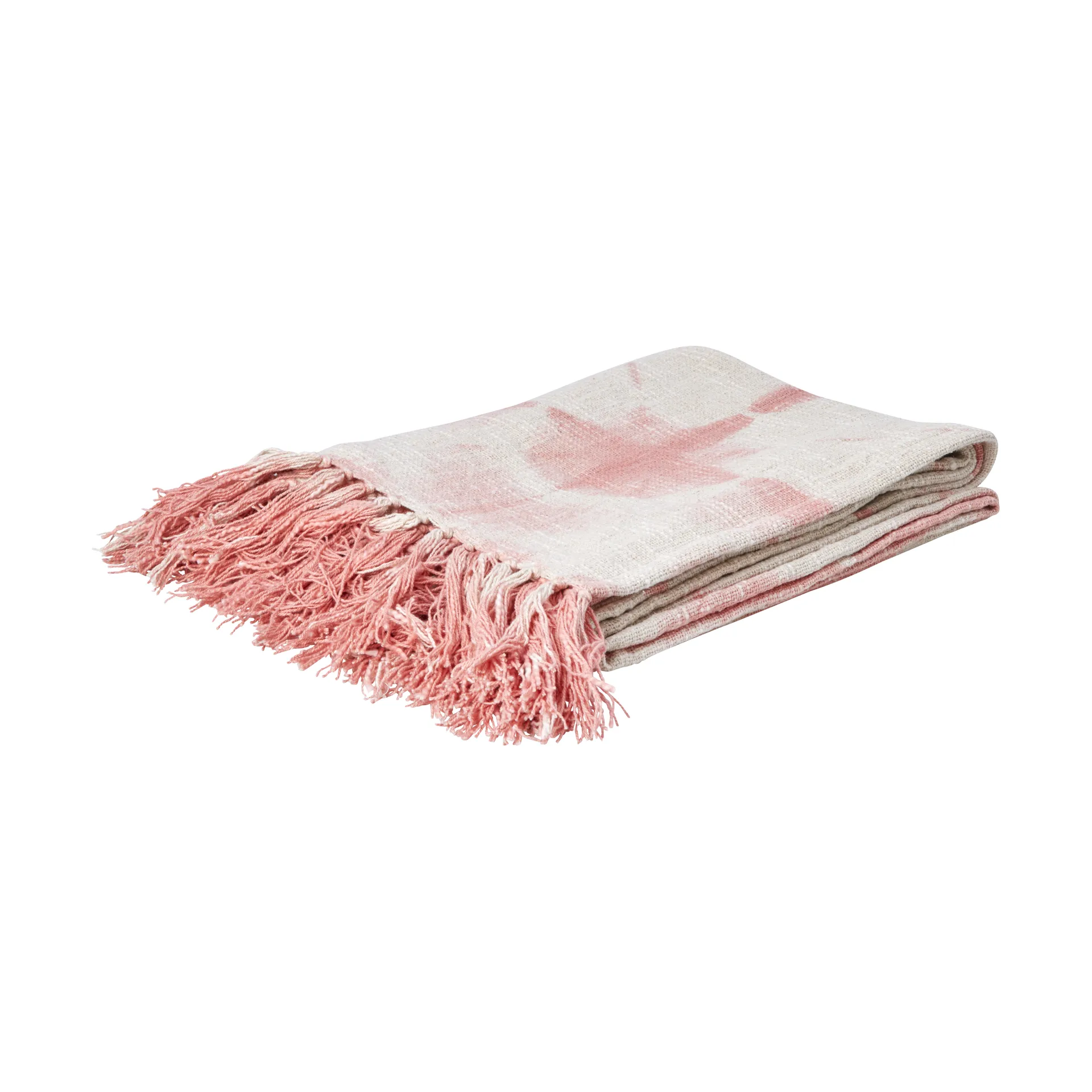 Rice plaid 125x150 cm, Tie-dye, soft pink RICE