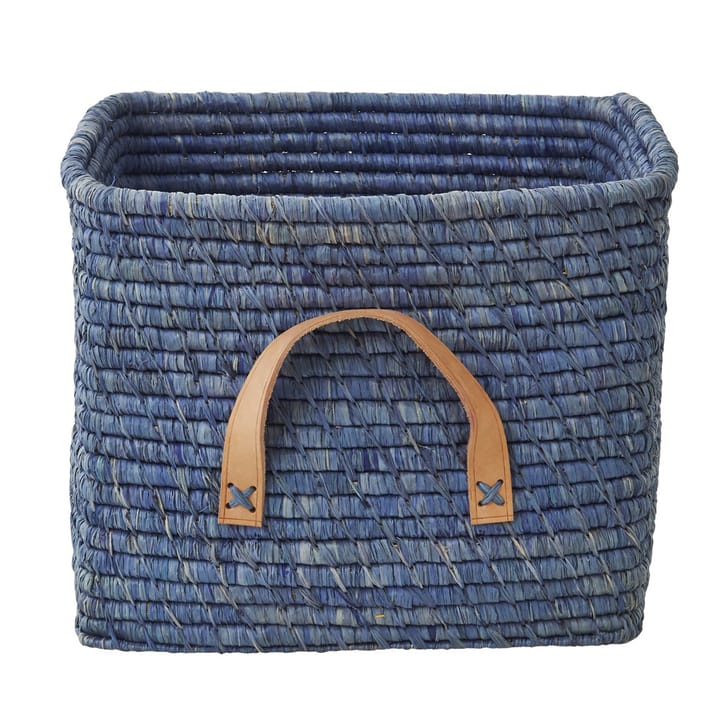 Rice raffia opbergmand - Blauw - RICE