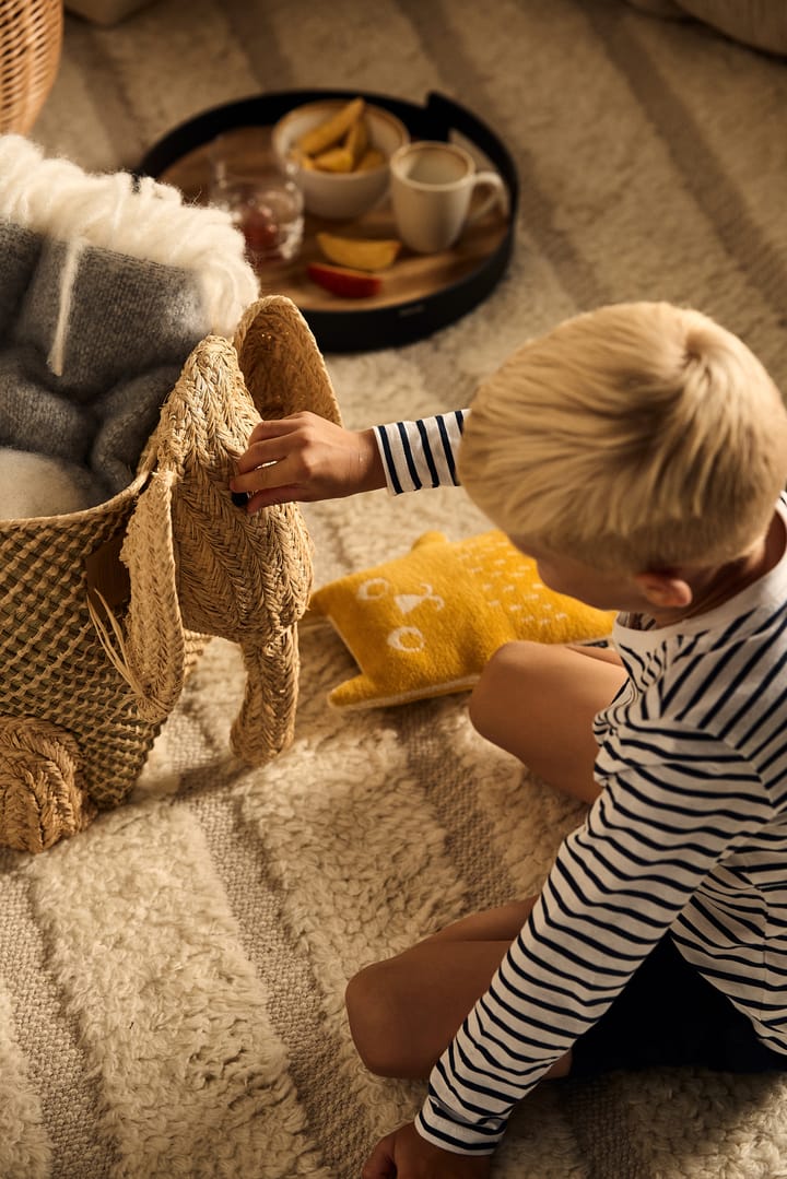 Rice raffia opbergmand dieren, Olifant RICE