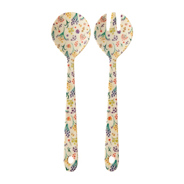 Rice saladebestek melamine 2-delig - Wild flowers - RICE