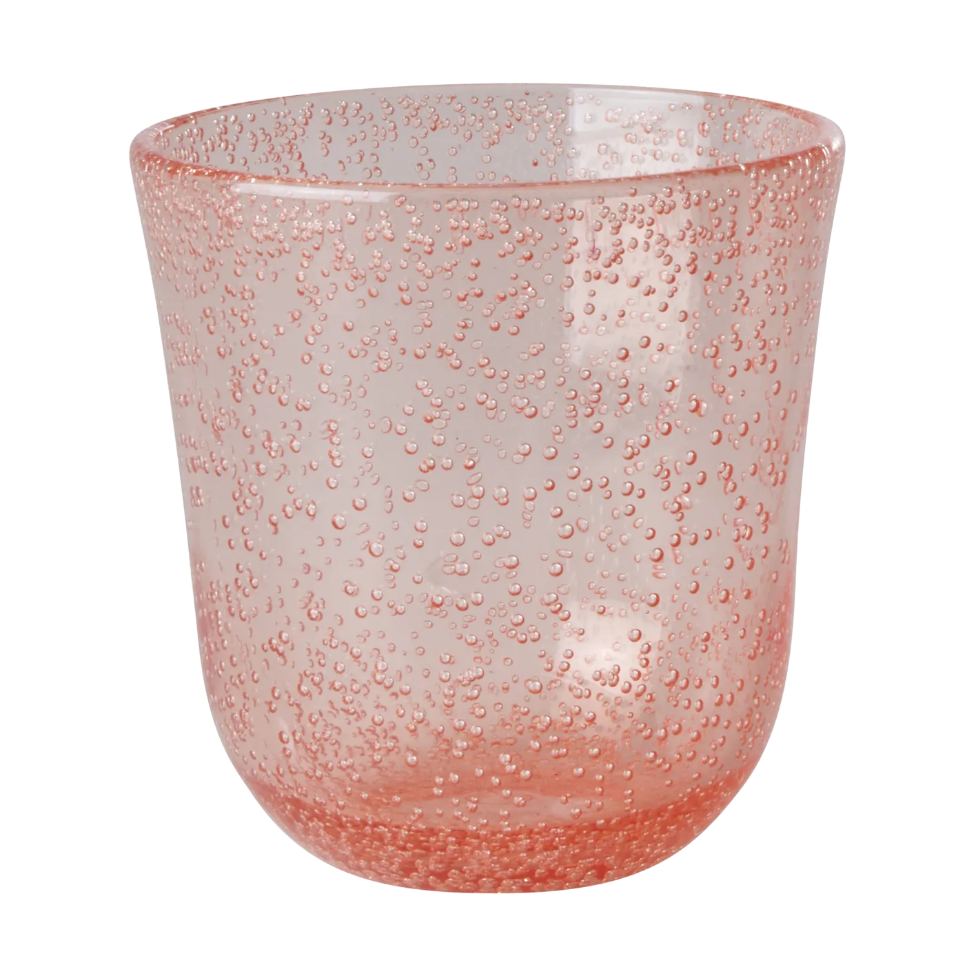 Rice tumblerglas bubbelontwerp acryl 41 cl, Peach RICE