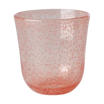 Rice tumblerglas bubbelontwerp acryl 41 cl - Peach - RICE