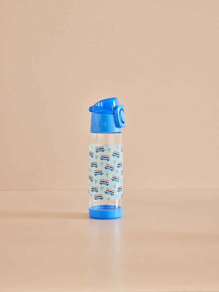 Rice waterfles voor kinderen 50 cl, Car print-blue RICE