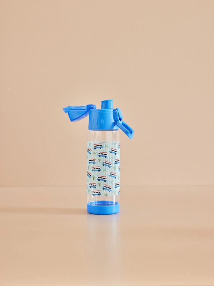 Rice waterfles voor kinderen 50 cl, Car print-blue RICE