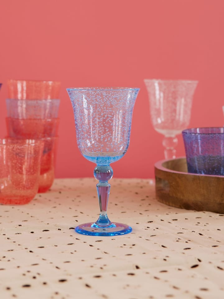 Rice wijnglas bubble design 36 cl, Mint RICE