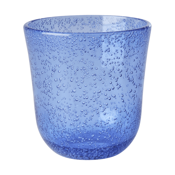 Rijst tumblerglas bubbelontwerp acryl 41 cl - Blue - RICE
